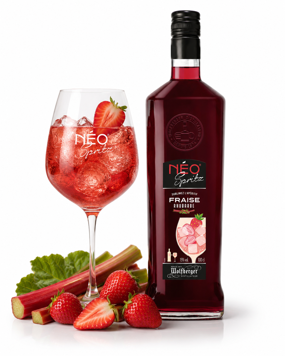 NEO SPRITZ FRAISE RHUBARBE 15% 100CL